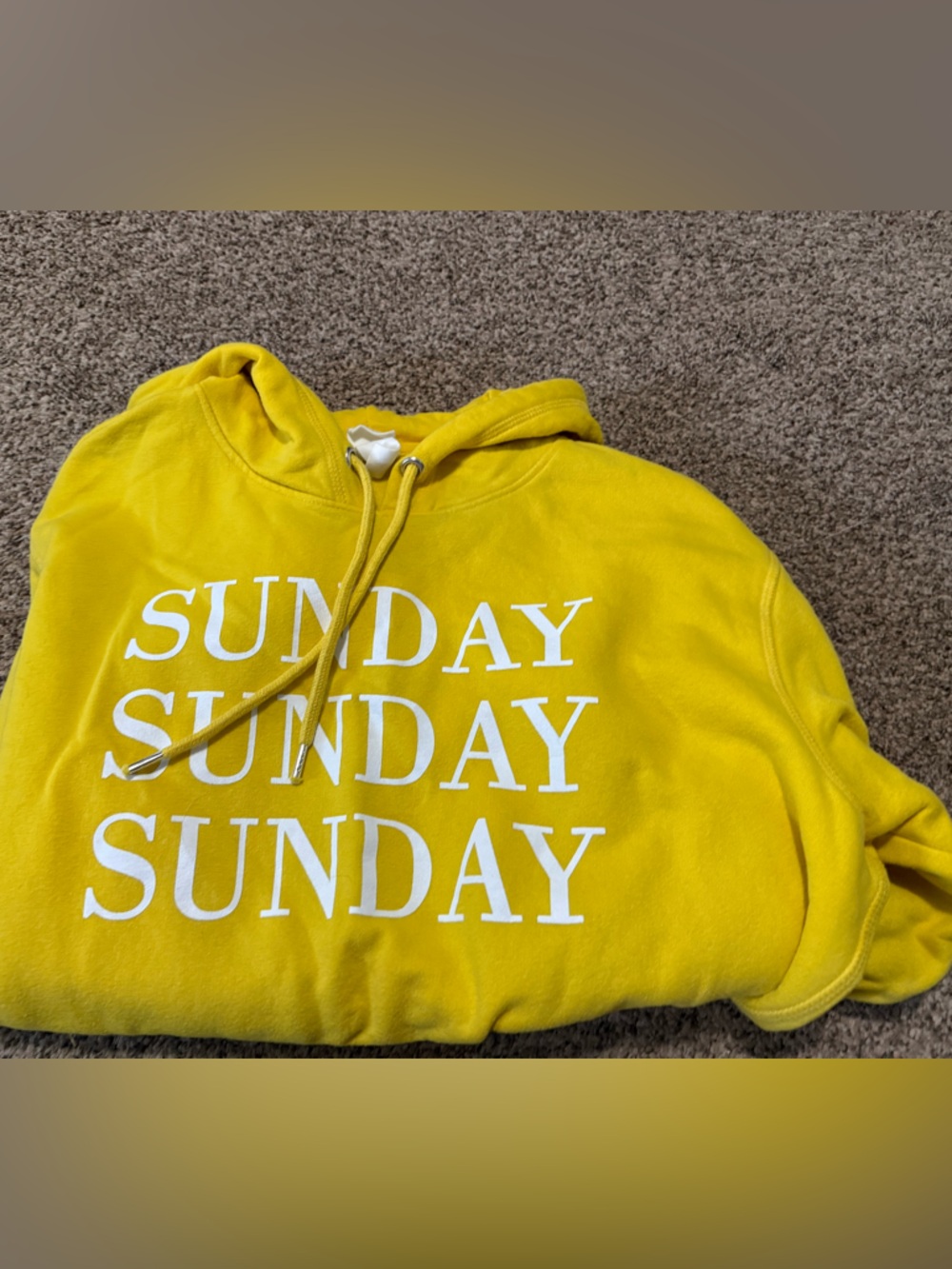 H&M Bright Yellow Graphic Hoodie - Picture 1 of 2